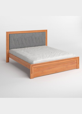 Двоспальне дерев'яне ліжко Торонто Т6 /Аляска 93 (сірий) 160х200 см (MBG-9633) Mebigrand (366084436)