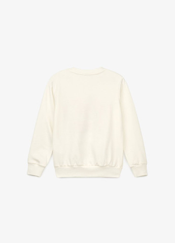 DENIZ свитшот с принтом для девочки 13215 140 см молочный shop (2000990932068) молочный повседневный хлопок