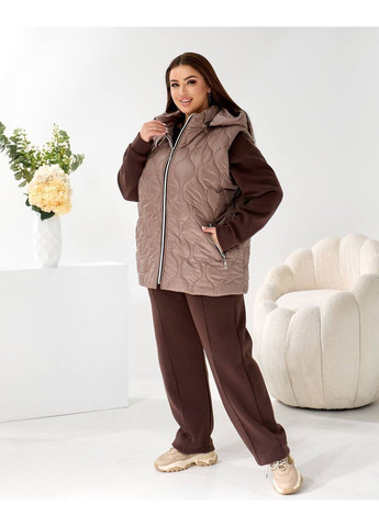 Жилет жіночий утеплений із плащівки лаке • стильний та практичний • заміри в описі GD/GL Модний простір (369625048)