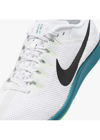 Белые демисезонные мужские кроссовки zoom rival distance белый Nike