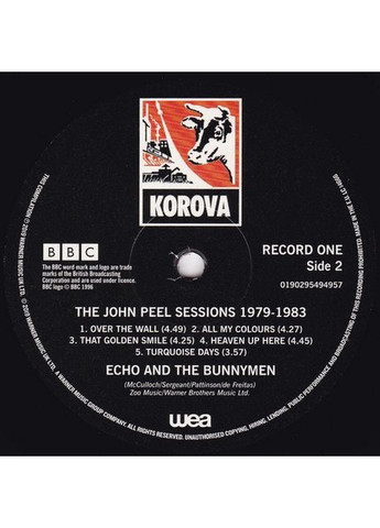 Виниловая Пластинка Echo & The Bunnymen – The John Peel Sessions 1979-1983 (2LP, Compilation) (0190295494957) No Brand (369975004)