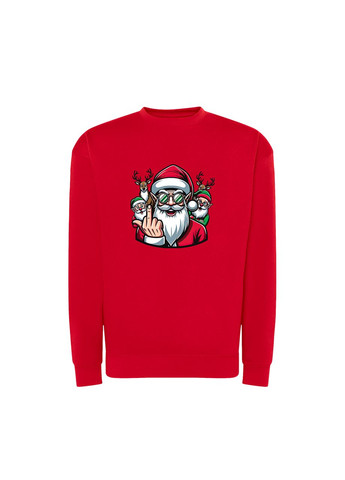 Красный новогодний свитшот с принтом "подарки - за кеш!" (10931439372) ТiШОТКА (368570932)