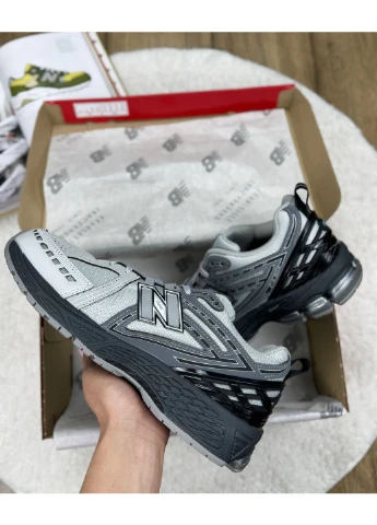 КРОССОВКИ ЖЕНСКИЕ NEW BALANCE 1906R GREY BLACK НЬЮ БЕЛАНС 1906 ЧЕРНЫЕ No Brand чёрные демисезоны (390651112)