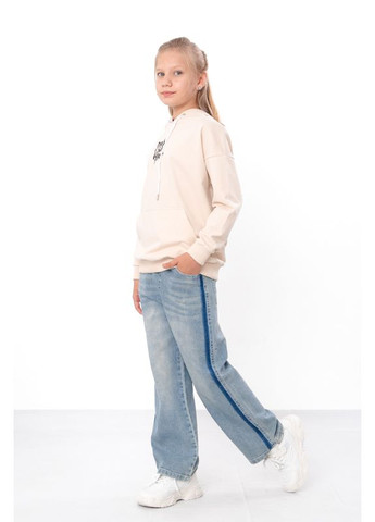 Голубые демисезонные джинсы для девочки (демисезон) (p-17816) Носи своє