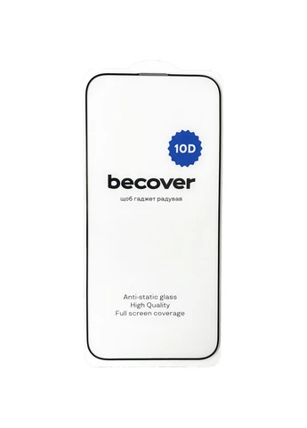 Защитное стекло Apple iPhone 16e 10D Black (713235) BeCover (329909843)