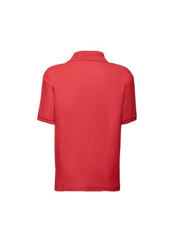 Красная летняя футболка поло детская 65/35 polo kids красный (0634170/140104) Fruit of the Loom