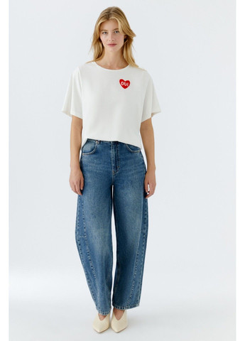 Жіноча футболка Біла Oui - (372255159)