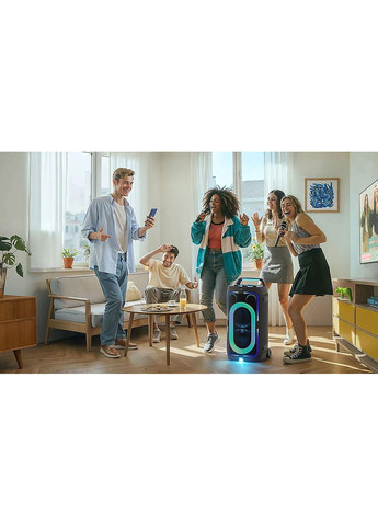 Акустична система MX-ST50F/UA MX-ST50F 240Вт, 2.0, BT, USB, 3.5 Mini Jack, IPX4, Party Lights+, SBC, AAC, чорний Samsung (368634127)