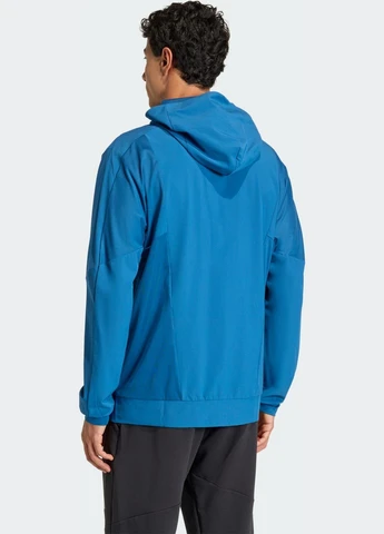Худи D4T WORKOUT FULL-ZIP adidas (377623479)
