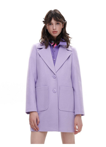 Фіолетове Кежуал полупальто Cropp однотонне