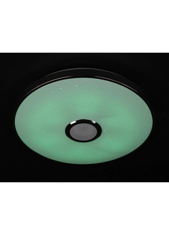 Сучасний круглий стельовий світильник SMART LED з Bluetooth з пультом 27263 Білий 7х40х40 см. Sunnysky (335974685)