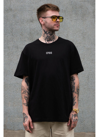 Чорна оверсайз футболка great Without