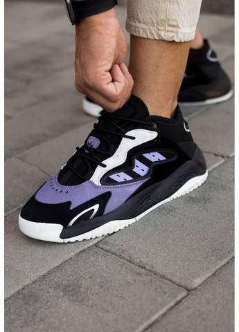 КРОСІВКИ ЖІНОЧІ ADIDAS STREETBALL 2.0 VIOLET BLACK АДІДАС No Brand чорні демісезони (367178036)