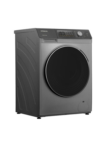 Прально-сушильна машина фронтальна, 8(5)кг, 1400, A, 60см, дисплей, пара, інвертор, сріблястий Hitachi (364874312)