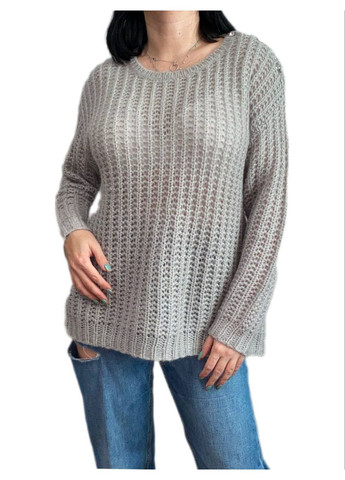 Сірий демісезонний светр Wool & Cashmere