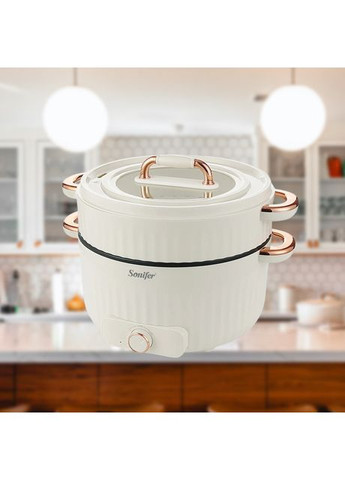 Электрическая скороварка многофункциональная кастрюля с приготовлением на пару 4.5 литра (FS50) Sonifer (360867105)