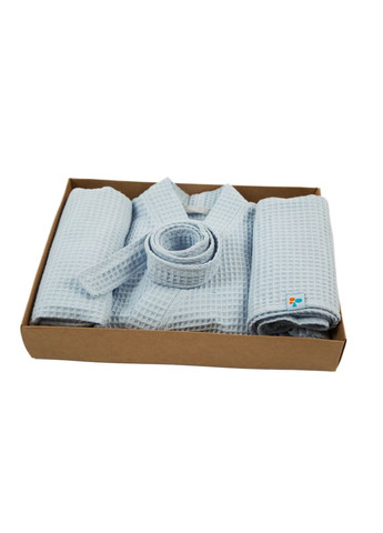 Голубой набор халат и полотенце для мальчиков Trendy Tot 03-01335_000000003