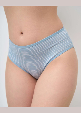 Женские трусики Plus Size – микс а полоску 5 шт. Nicoletta (342119833)