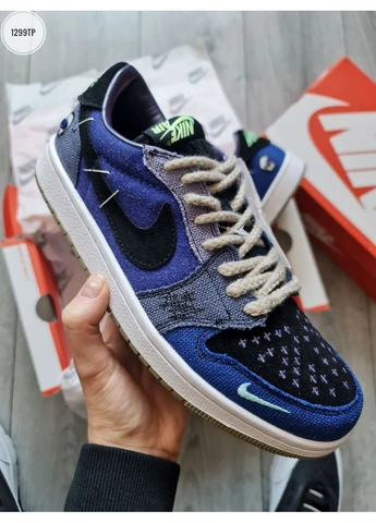 Синій літні кросівки nike zion williamson blue найк зайон сині No Brand