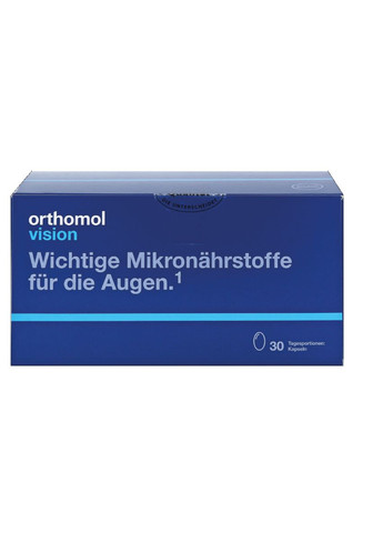 Вітаміни для зору Vision у формі капсул 30 шт Orthomol (280265874)