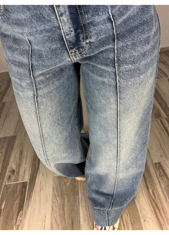 Джинси жіночі 3717-31 PALAZZO jeans вільні палаццо широкі кльош стрілка довгі світло сині Its Basic - (325602823)