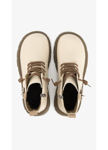 Бежевые осенние ботинки для девочки 1878-3e бежевый shop (2000999371097) Stepln