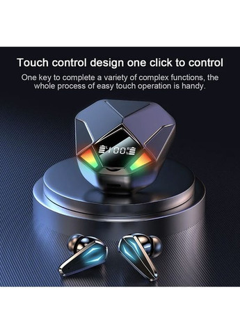 Беспроводные Bluetooth наушники X6 с зарядным кейсом и индикатором заряда TWS (367401950)