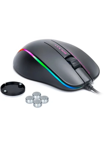 Миша RM-747 Black (EL123200028) Real-El (370622050)