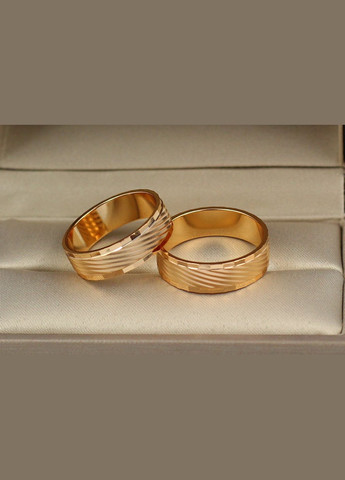 Обручка малюнок коса смужка 6 мм р золотиста Xuping Jewelry (317309726)