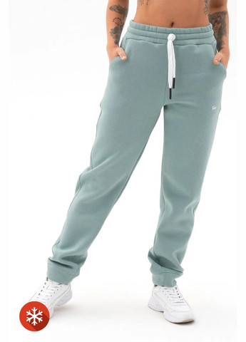 Женские теплые штаны Roomy 3 Фисташковые Teamv (316355067)