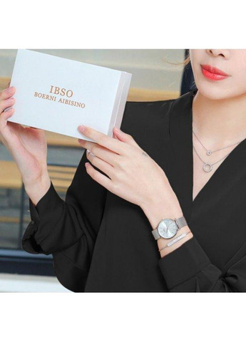 Женские наручные часы BOX IBSO в наборе (Серебристые) Baosaili (314483067)