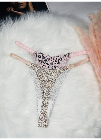 Трусики стринги набор 2 шт. бесшовные в рубчик. Vimerlea's spring (354820874)