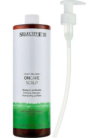 Очищающий шампунь от перхоти OnCare Scalp Purifying Shampoo 950ml (1182469-24370858) Selective Professional (368647403)