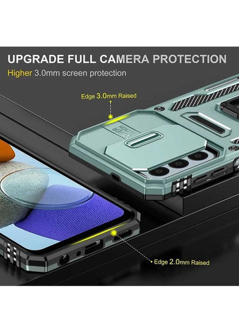 Ударопрочный чехол Camshield Army Ring для Samsung Galaxy A05s с кольцом Голубой Epik (372499429)