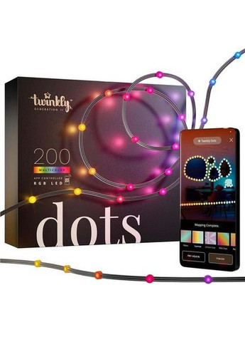 Гирлянда Smart LED Dots Lights RGB 200 Gen II, IP44, 10м, кабель (TWD200STP-BEU) Twinkly (360410596)