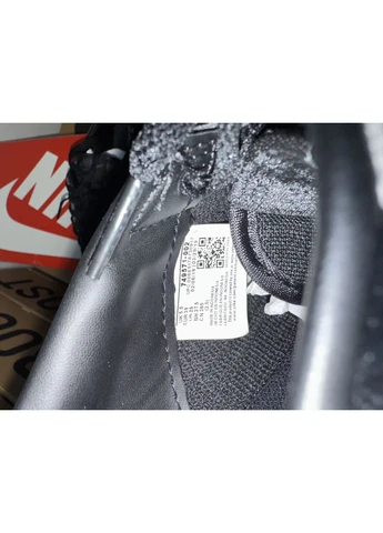 Черные летние кроссовки nike cortez black leather найк кортез No Brand