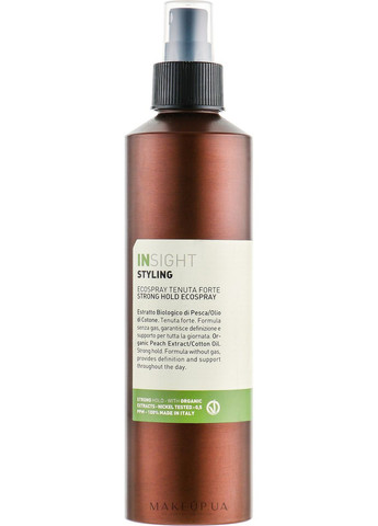 Лак для волос, сильной фиксации Styling Strong Hold Ecospray 250ml (531735-31102923) Insight (368664227)