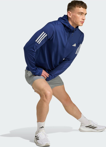 Худі Own The Run Winterized Hooded Half-Zip adidas (365704692)