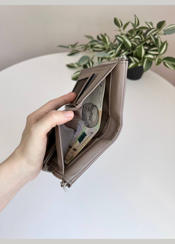 Жіночий гаманець середнього розміру з екошкіри на кнопці з двома монетницями Saralyn (298876465)