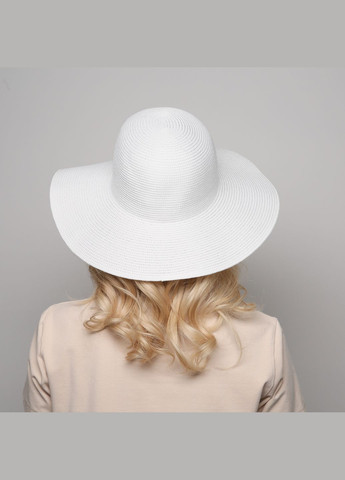 Шляпа со средними полями женская белая SAMANTA LuckyLOOK 060-655 (291884058)