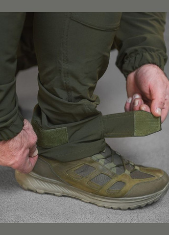 Тактические мужские облегченные стрейчевые штаны олива Україна (322652768)