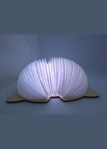 Светильник-книга Кошечка BL06 Дерево 5 цветов свечения Foldable Book Lamp Cat VHG (337174933)