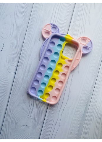 Силиконовый чехол Попит Антистресс PopIt для iPhone 12 Pro Max Микки с ушками Creative (355398297)