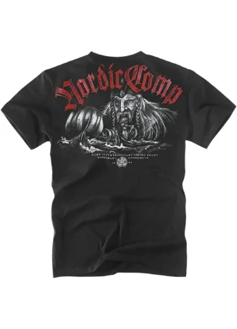 Чорна футболка nordic comp ts97bk Dobermans Aggressive