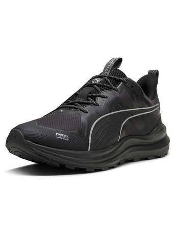 Черные черные всесезонные кроссовки black 310095-01 Puma reflect lite trail ptx running shoes
