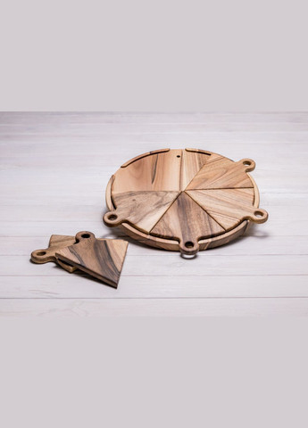 Деревянная подставка для пиццы S Доска для пиццы с персонализацией EcoWalnut (295266072)