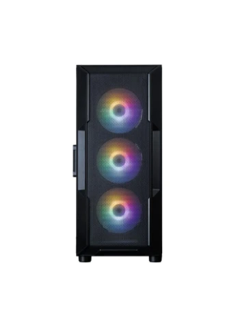 Корпус I3 Neo V2 без БЖ, 2xUSB3.0, 1x Type C, 4x120мм RGB, VGA 400мм, LCS ready, TG боковая панель, ATX, черный. Zalman (387364761)