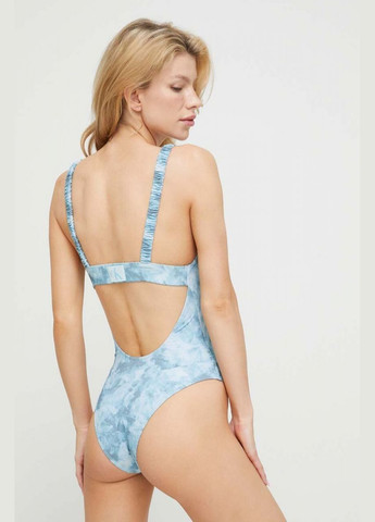 Голубой летний сдельный купальник Calvin Klein KW0KW02127.PPYX