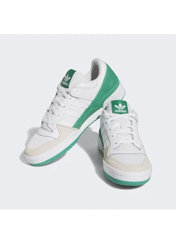 Білі кросівки forum low classic shoes white fz6262 демісезон adidas