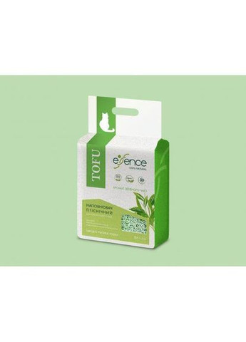 Наповнювач для котячого туалету з тофу, з ароматом зеленого чаю, 6 л Essence (362584465)